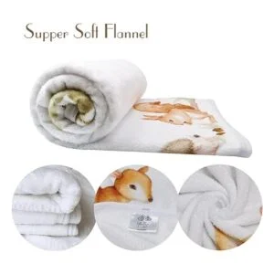 Yoothy Woodland Baby Manta mensual para niño y niña