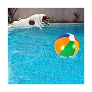 Juego de 30 pelotas de playa inflables de Coopay con arco_5