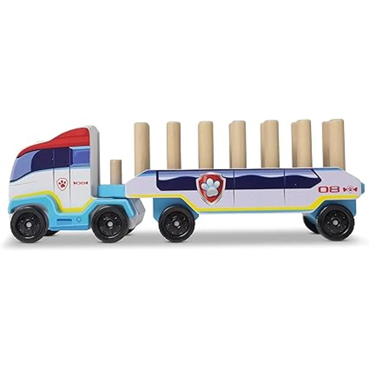 Melissa Doug PAW Patrol Camión de bloque ABC de madera_5
