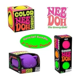 NeeDoh Schylling bolas de estrés el paquete completo Uno