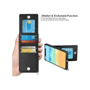 Vofolen Funda para iPhone 11 tarjetero de piel sintética_5