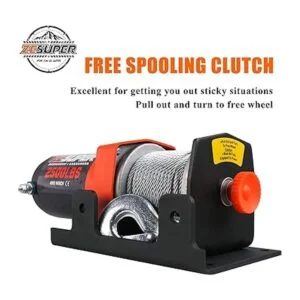 ZESUPER Kit de cabestrante eléctrico con control remoto_4