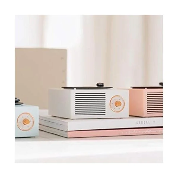 Wetocke Altavoz Bluetooth estilo reproductor de discos de_2