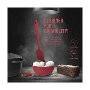 BakeRoyal Juego de espátulas de silicona 4 espátulas de_3