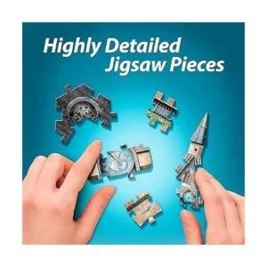 Wrebbit 3D Hogwarts Reloj Tower Rompecabezas 3D de 420_6