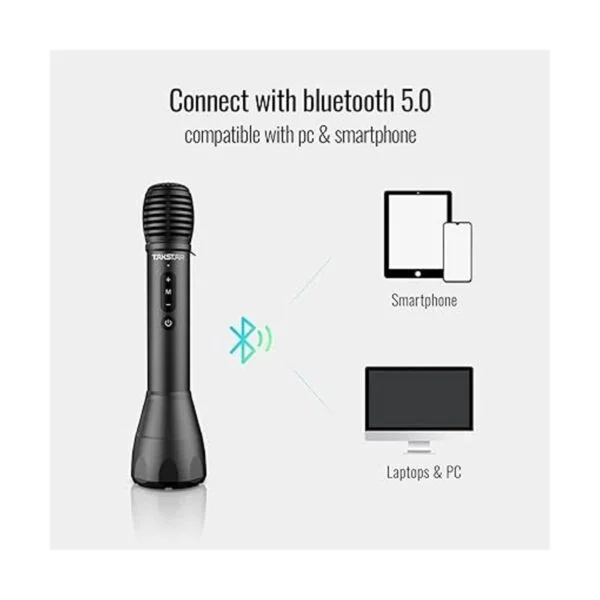 Micrófono inalámbrico Bluetooth 2 en 1 y amplificador de_3