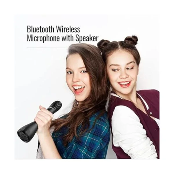 Micrófono inalámbrico Bluetooth 2 en 1 y amplificador de_5
