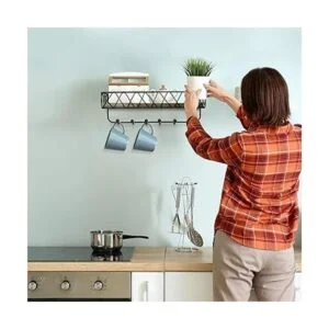 Soporte decorativo para llaves y correo para pared