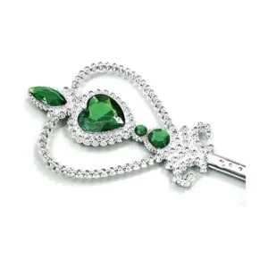 Kuzhi Juego de tiara y varita de princesa Elsa Crown Joya_2