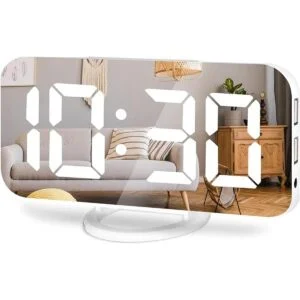 Reloj despertador digital pantalla LED grande Lamisola 2_1