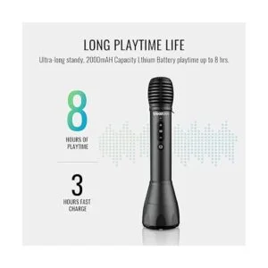 Micrófono inalámbrico Bluetooth 2 en 1 y amplificador de_4