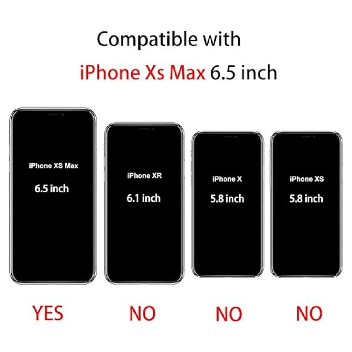 TENOC Funda de teléfono compatible con iPhone Xs Max de_2