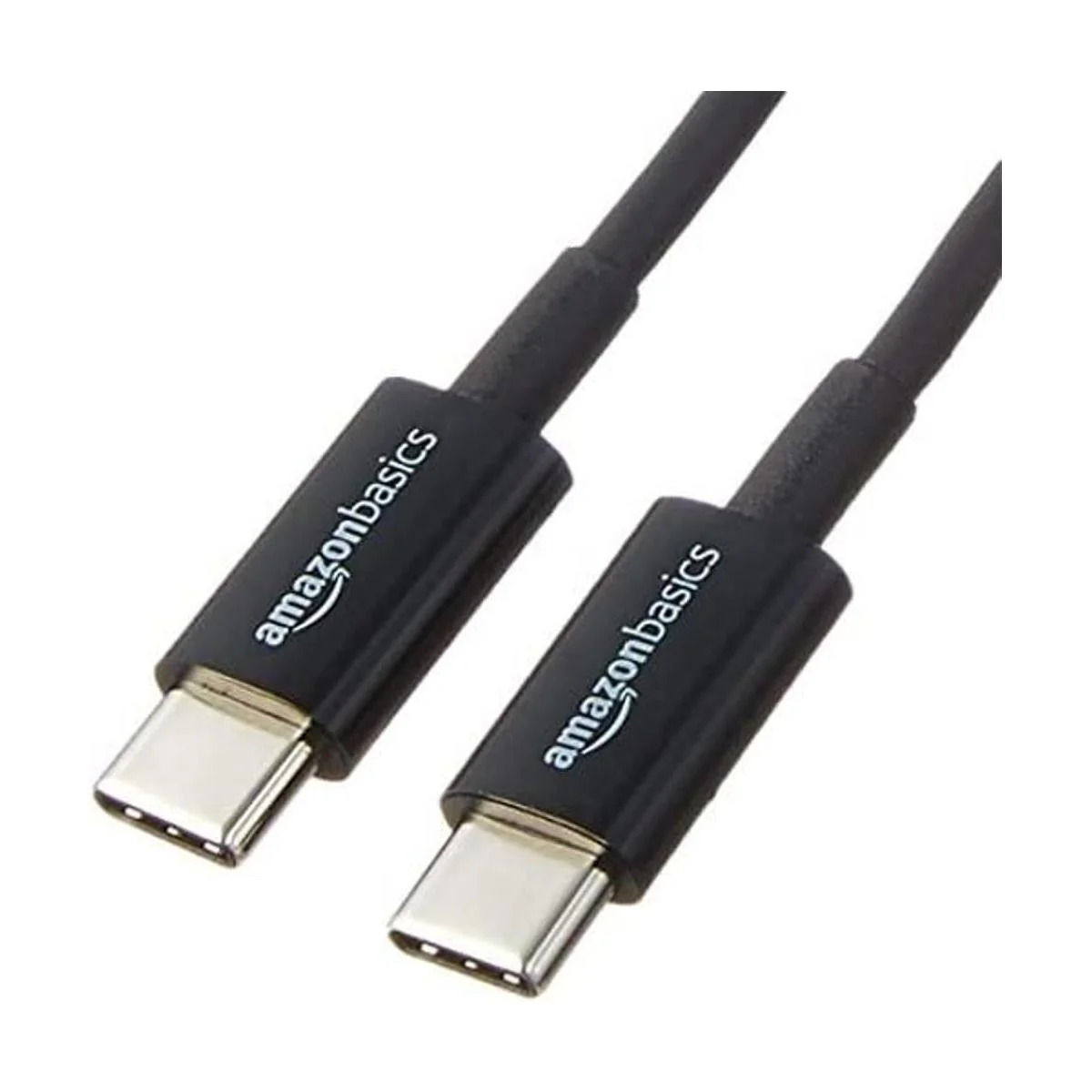 Cable de carga USB tipo C a USB tipo C 2.0 3 pies negro_1