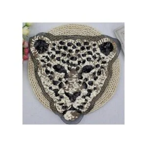Artem Parche de cabeza de leopardo 1 pieza con_3