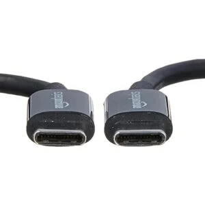 Cable de carga USB tipo C a USB tipo C 2.0 3 pies negro_2