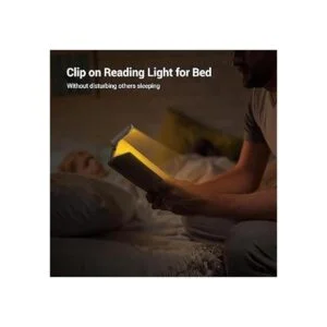 DEWENWILS Luz de lectura de libros ámbar luz recargable