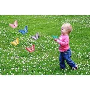 Varios colores 12 parches de mariposa 3D para coser en_6