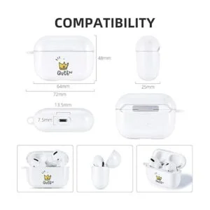 Funda para AirPod Pro AKABEILA compatible con AirPods Pro_4