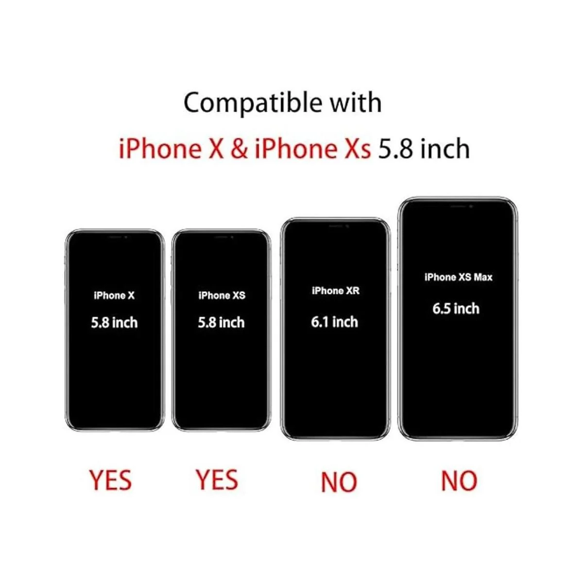 TENOC Funda para teléfono compatible con iPhone Xs y_2