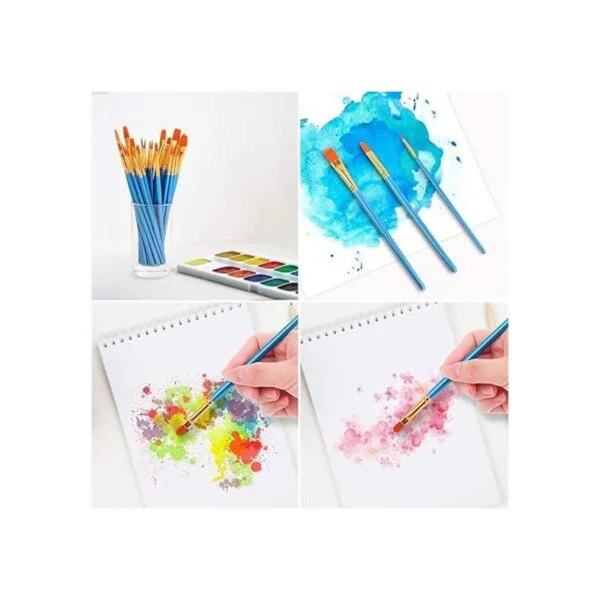 Soucolor Juego de pinceles de pintura acrílica 20 piezas