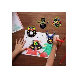 DIY Scratch Art Papel 48 piezas de manualidades de