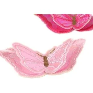 Varios colores 12 parches de mariposa 3D para coser en_5