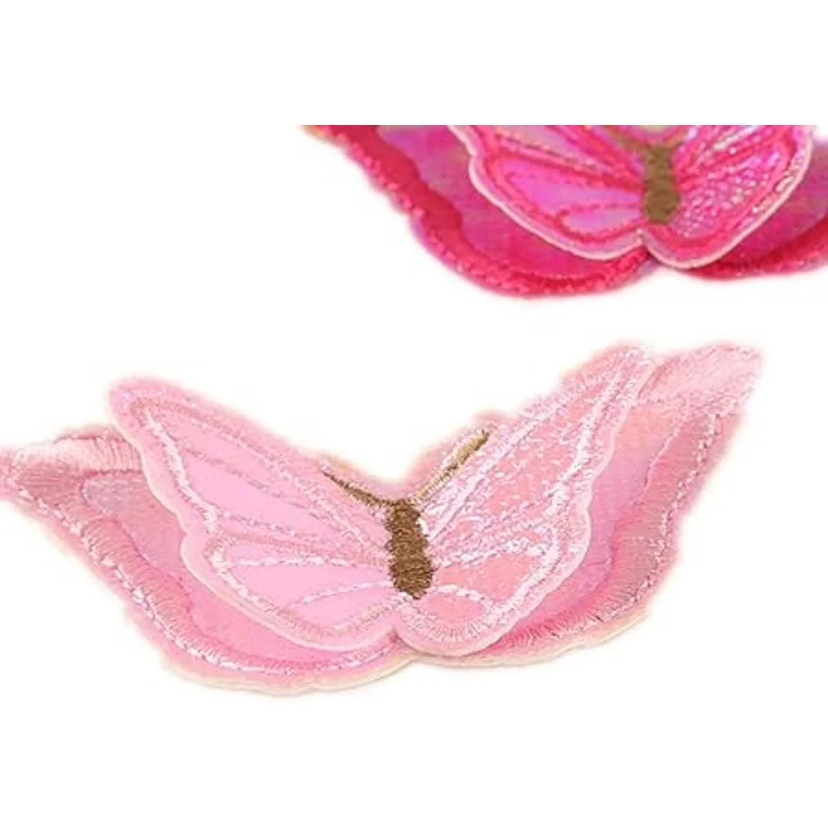 Varios colores 12 parches de mariposa 3D para coser en_5