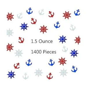 Confetti Mesa metálica con purpurina para decoración de_5