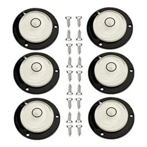 6 piezas de nivel circular de burbujas con tornillos_1