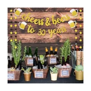 Decoraciones de cumpleaños número 30 para élella regalos