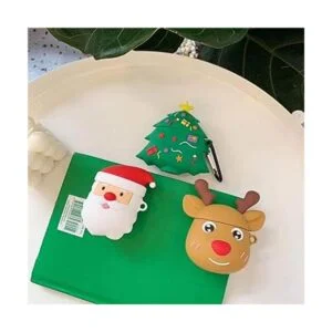 ICIRencontrer 3D Cute Christmas Gifts Funda para Airpods