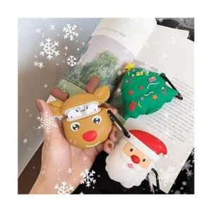 ICIRencontrer 3D Cute Christmas Gifts Funda para Airpods