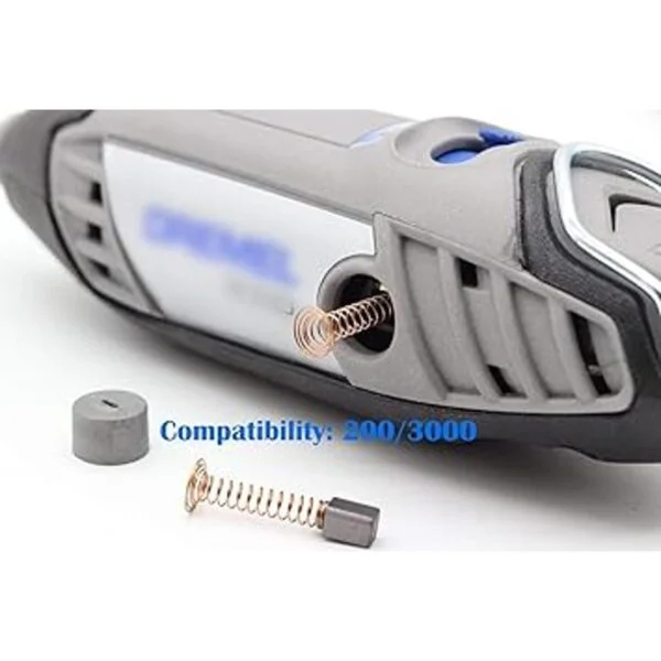 4 brochas de motor de carbono compatibles con Dremel 3000_2