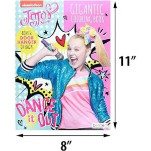 Activity Books JoJo Siwa Libro gigante para colorear de_4