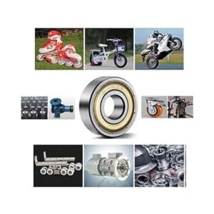 Rodamientos de bolas 608 ZZ 10 piezas 608ZZ de metal_2