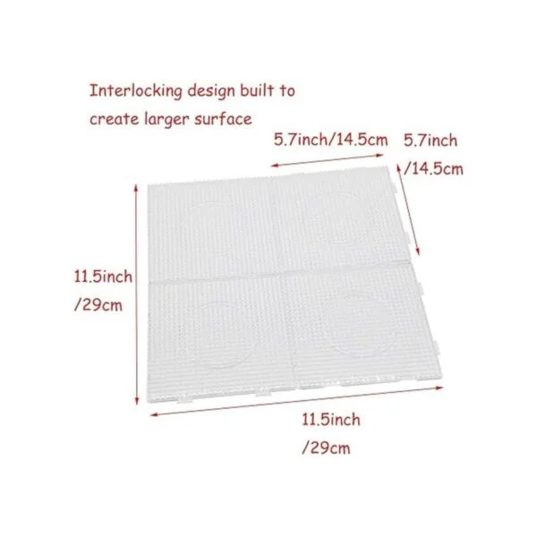 HW 4 tableros de cuentas de fusibles de 0.197 in kits de