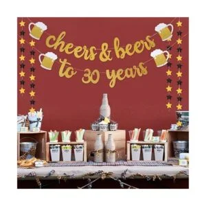 Decoraciones de cumpleaños número 30 para élella regalos