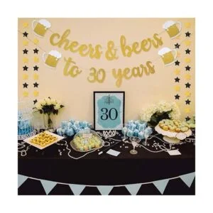 Decoraciones de cumpleaños número 30 para élella regalos