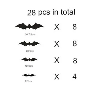 Suministros decorativos 3D de PVC para fiestas de