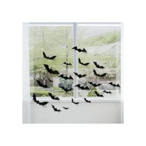 68 piezas de decoración de pared de murciélago_3