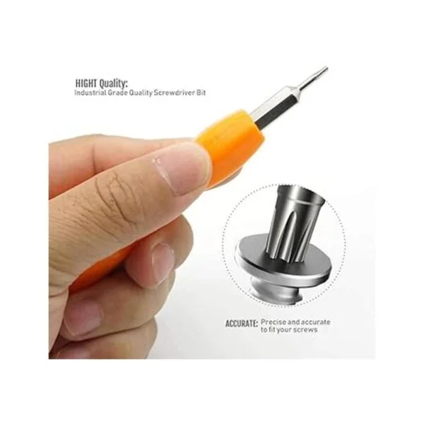 Kit de tornillos y destornilladores de seguridad de