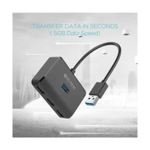 KEYMOX Hub USB 3.0 de 4 puertos concentrador USB de datos_4