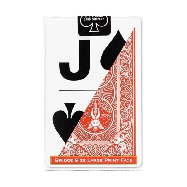 Bicycle Cartas de juego con estampado grande el color_3