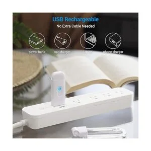 DEWENWILS Luz de lectura recargable por USB 2 niveles de_2