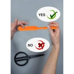 Cuchillo divisor de excrementos espátula de silicona_3