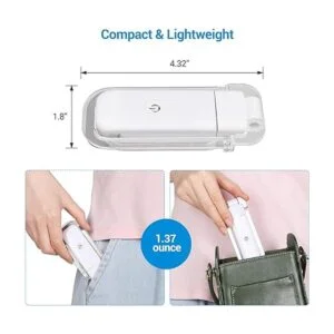 DEWENWILS Luz de lectura recargable por USB 2 niveles de_5