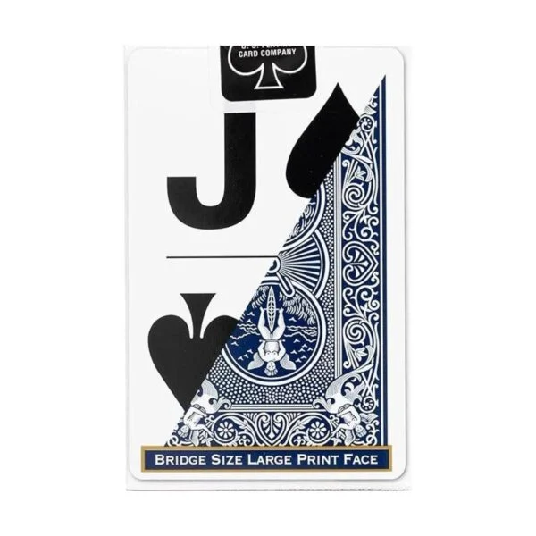 Bicycle Cartas de juego con estampado grande el color_4