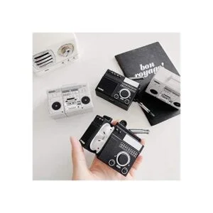 Suublg Funda para Airpods de 12 de dibujos animados con_5