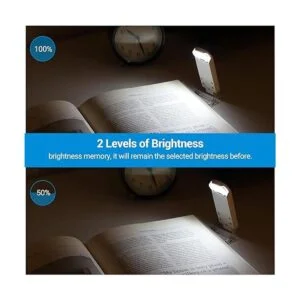 DEWENWILS Luz de lectura recargable por USB 2 niveles de_3