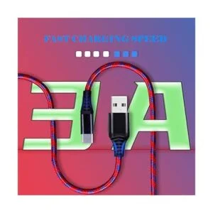 Cable de carga rápida USB tipo C paquete de 2 cables de_3